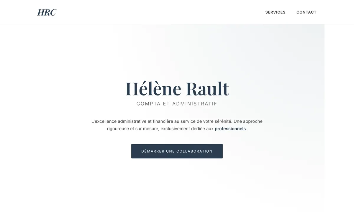 Site d'Hélène Rault, compta et administratif.
